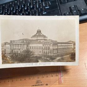 美国国会图书馆     library of congress    世界最大图书馆     老照片    明信片格式    稀 见   J39
