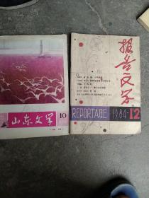 80年代报告文学  山东文学 2本合售