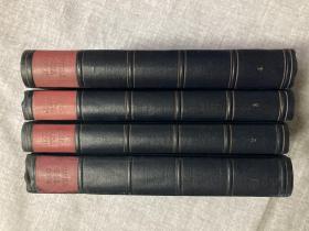 1956年德文版《毛泽东选集》精装4卷全，有毛像。