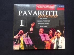 《PAVAROTTI & friends:帕瓦罗蒂和朋友们Ⅰ》CD音乐歌曲、专辑、光碟、光盘、歌碟、唱片2碟片1盒装2000年左右（LONDON）