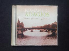 《ROMANTIC ADAGIOS:浪漫的阿达吉奥斯》CD音乐歌曲、专辑、光碟、光盘、歌碟、唱片2碟片1盒装2000年左右（DECCA）
