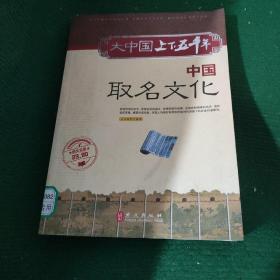 大中国上下五千年：《中国取名文化（图文全彩）》软装品新85品如图