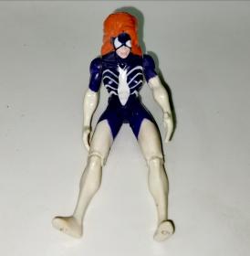 老玩具 1994漫威 ToyBiz钢铁侠系列 可动人偶 Spider Woman Web action 5