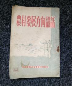 农村发展方向讲话