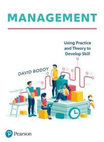 预订 Management: Using practice and theory to develop skill 英文原版  David Boddy 管理学