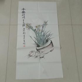 吴昌硕花鸟国画宣纸挂画装饰画