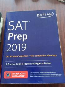 卡普兰SAT备考2019 英文原版 Kaplan SAT Prep Plus 2019 高分备考策略