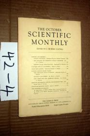 SCIENTIFIC MONTHLY 科学月刊1934年10月  多图片