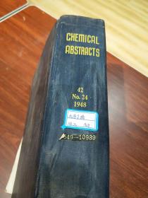 CHEMICAL ABSTRACTS 42 NO.24 1948 化学文摘 英文版