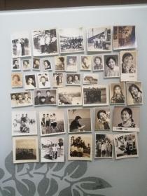 50-60年代老照片： “武汉一师”师生照（36枚合售）