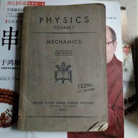 PHYSICS COURSE 1 民国英文原版