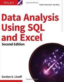 Data Analysis Using SQL and Excel 英文原版 Gordon S. Linoff 数据分析技术 第2版 使用SQL和Excel工具