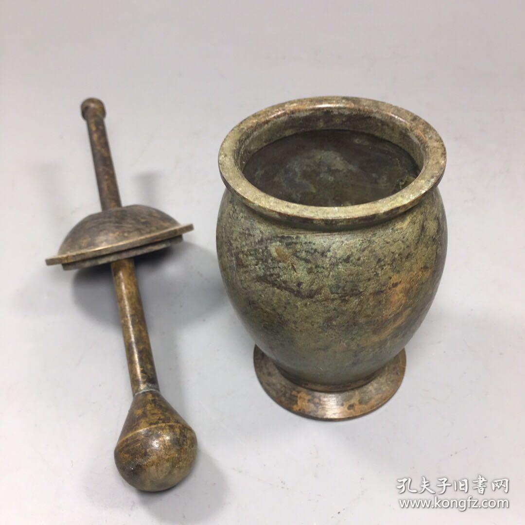仿古铜器 古玩收藏批发 仿青铜 捣药罐（57592）