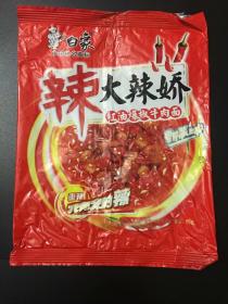 方便面袋子收藏-2010白象辣大辣娇红油爆椒牛肉面-新装上市
