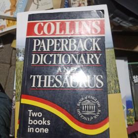 Collins Paperback Dictionary and Thesaurus (Two Books In One)
