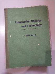 Lubrication Science and Technology润滑科学与工艺学 第1卷 第1-2册（英文版）
