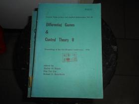 Differential Games and Control Theory II 微分对策和控制理论