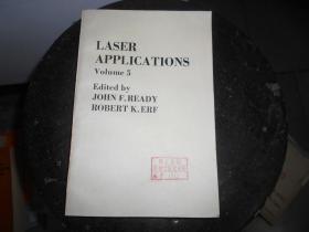 LASER APPLICATIONS 激光应用 第5卷