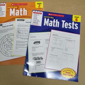 学乐助你成功 数学测试：等级2（数学）、6（测试）（两册合售） Scholastic Success with Math Tests, Grade 6