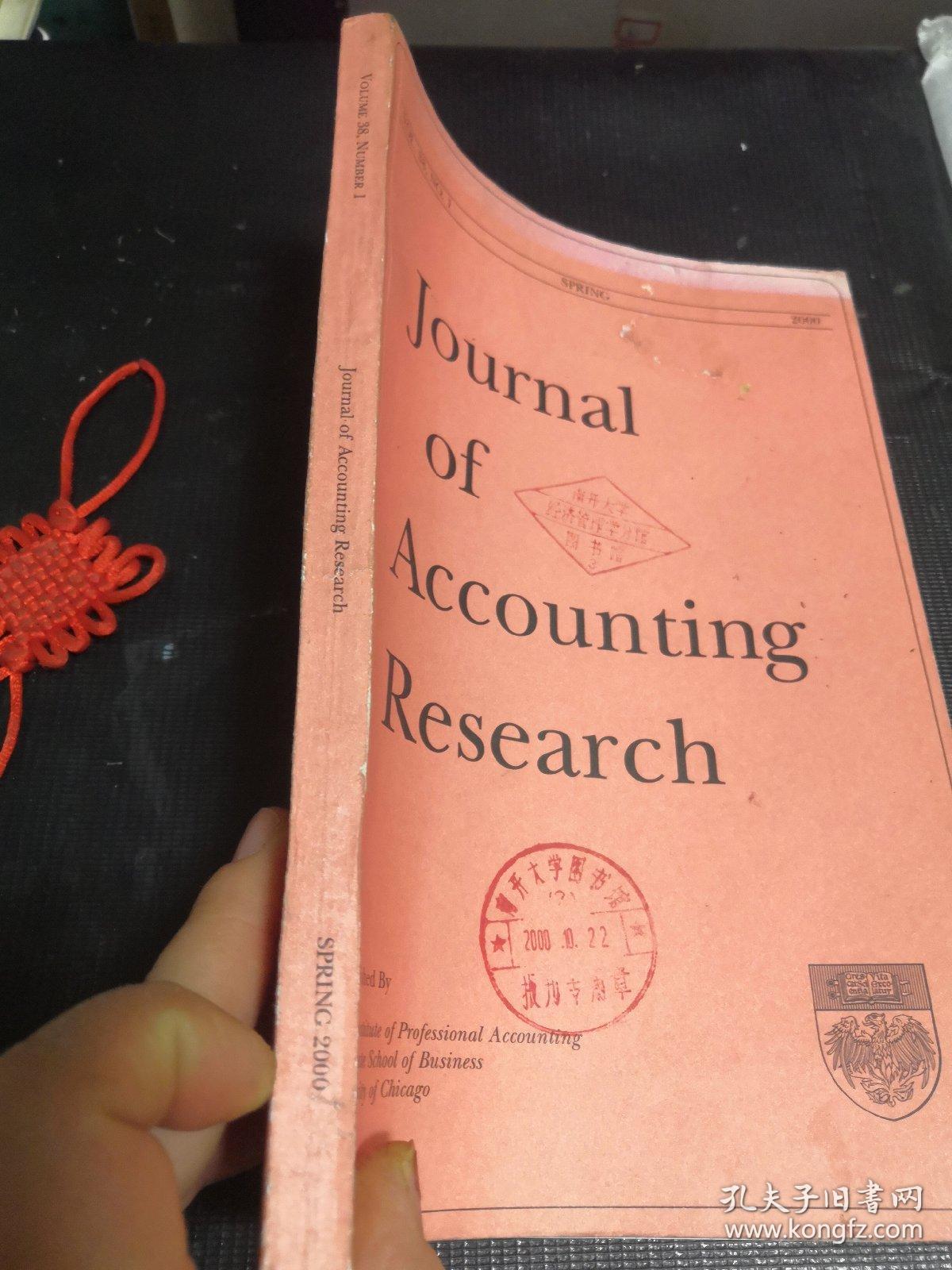 Journal of Accounting Research