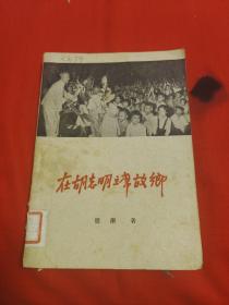 在胡志明主席故乡（馆藏）1958年8月北京第1次印刷，以图片为准