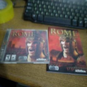 罗马全面战争 游戏光盘2CD,加说明书加地图