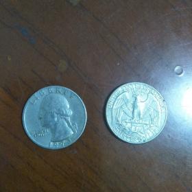 美国25美分硬币
