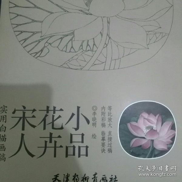 实用白搭画稿：宋人花卉小品