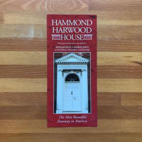 美国深度游：Annapolis, Maryland马里兰州安纳波利斯Hammond Harwood House介绍The Most Beautiful Doorway in America（英文版，双面内容）
