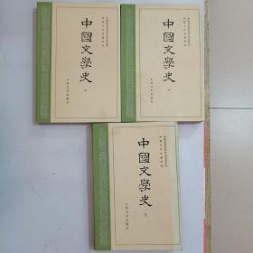 中国文学史：（第一册+第二册+第三册 三册合售）【正版现货 内页干净】