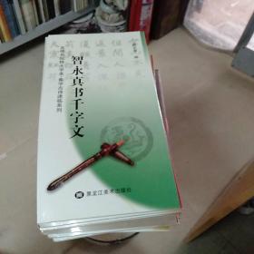 名碑名帖。特大字本集字古诗速临系列。智永真书千字文。