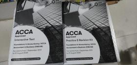 正版二手 Foundations in Accountancy/ACCA  Financial Accounting (FFA/FA) 会计基础/ACCA财务会计 Interactive Text  9781509724178