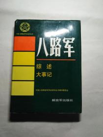 八路军综述大事记  16开  精装