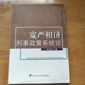 宽严相济刑事政策系统论