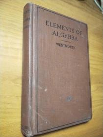 ELEMENTS OF ALGEBRA –WENTWORTH