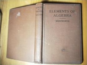 ELEMENTS OF ALGEBRA –WENTWORTH