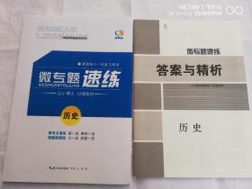 2020高考领航微专题速练历史