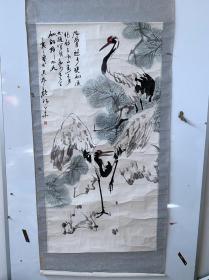 上海市著名画家 颜梅华 花鸟8平尺