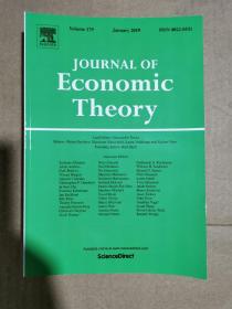 多期可选 JOURNAL OF ECONOMIC THEORY 2019-2023年英文版单本价