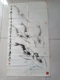 中国美协会员北京画院画家黎克明笔名丑石作品4平尺多终身保真