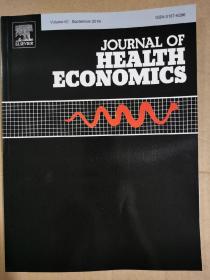 Journal of health economics 2019年9月 英文版