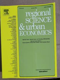 regional science & urban economics 2020年1月 英文版