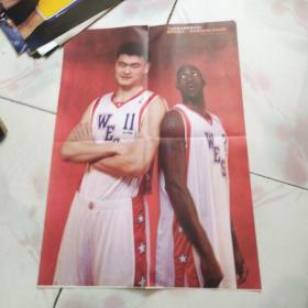 NBA球星海报--全明星珍藏影像系列3 姚明.加内特