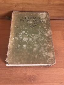 1908年 GRIMM'S FAIRY TALES 《格林童话》著名的J.R.Monsell插图 多张珂罗版手工上色彩图 配补多张Arthur Rackham绝美彩图