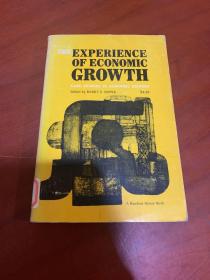 EXPERIENCE OF ECONOMIC GROWTH(经济增长经验)