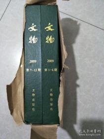 《文物2009年1-12期》精装2册