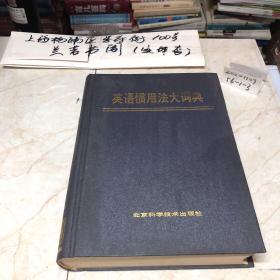 英语惯用法大词典