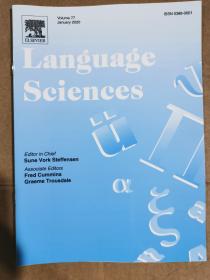 Language Sciences 2020年1月 英文版