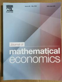 journal of mathematical economios 2020年5月 英文版