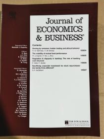 Journal of economics & business 2019年7-8月 英文版